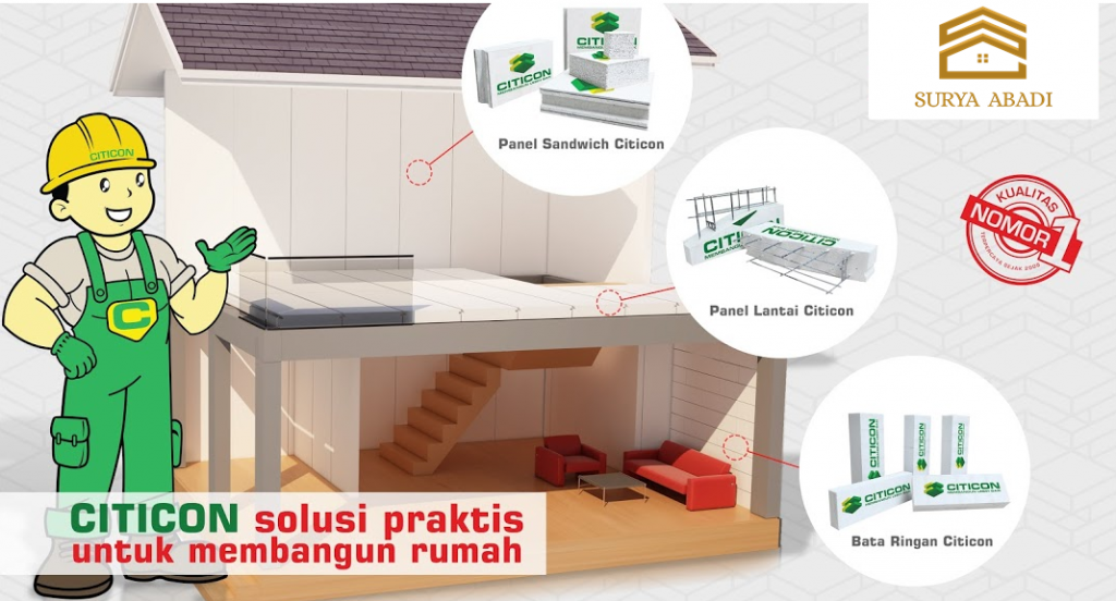 harga bata ringan citicon