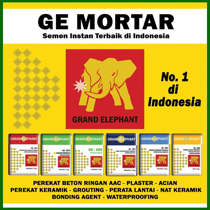 pusat perekat bata ringan GE mortar